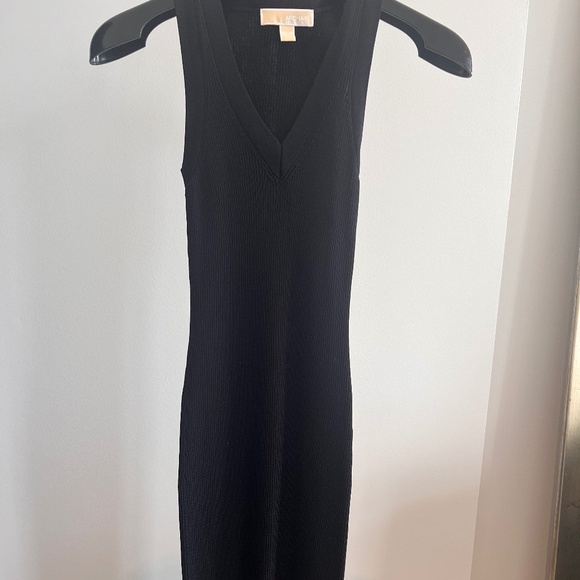 Michael Kors Ribbed Stretch Viscose Maxi Dress Size XS - Picture 1 of 5